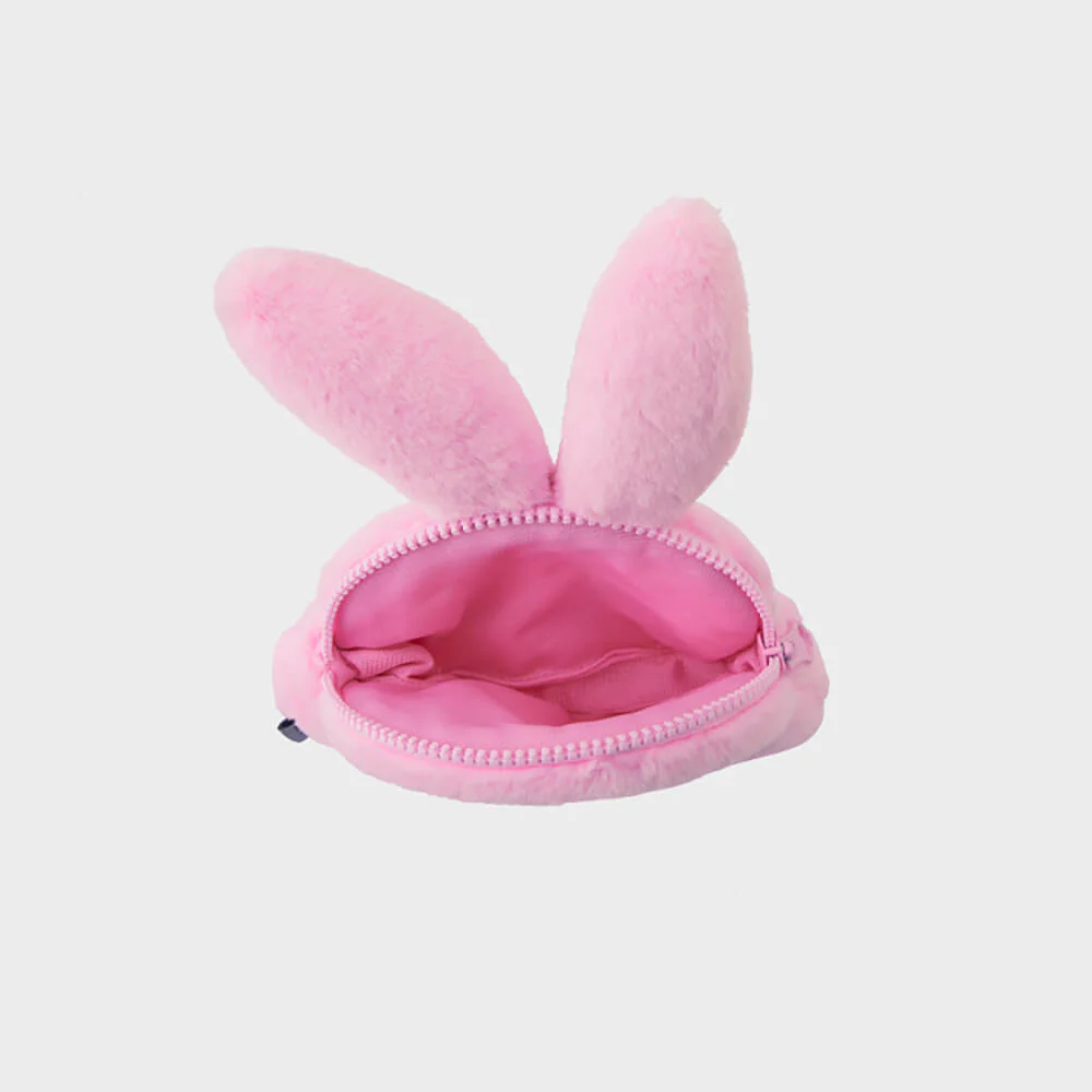 NewJeans TOKKI Plush Face Pouch (Pink) - Image 8