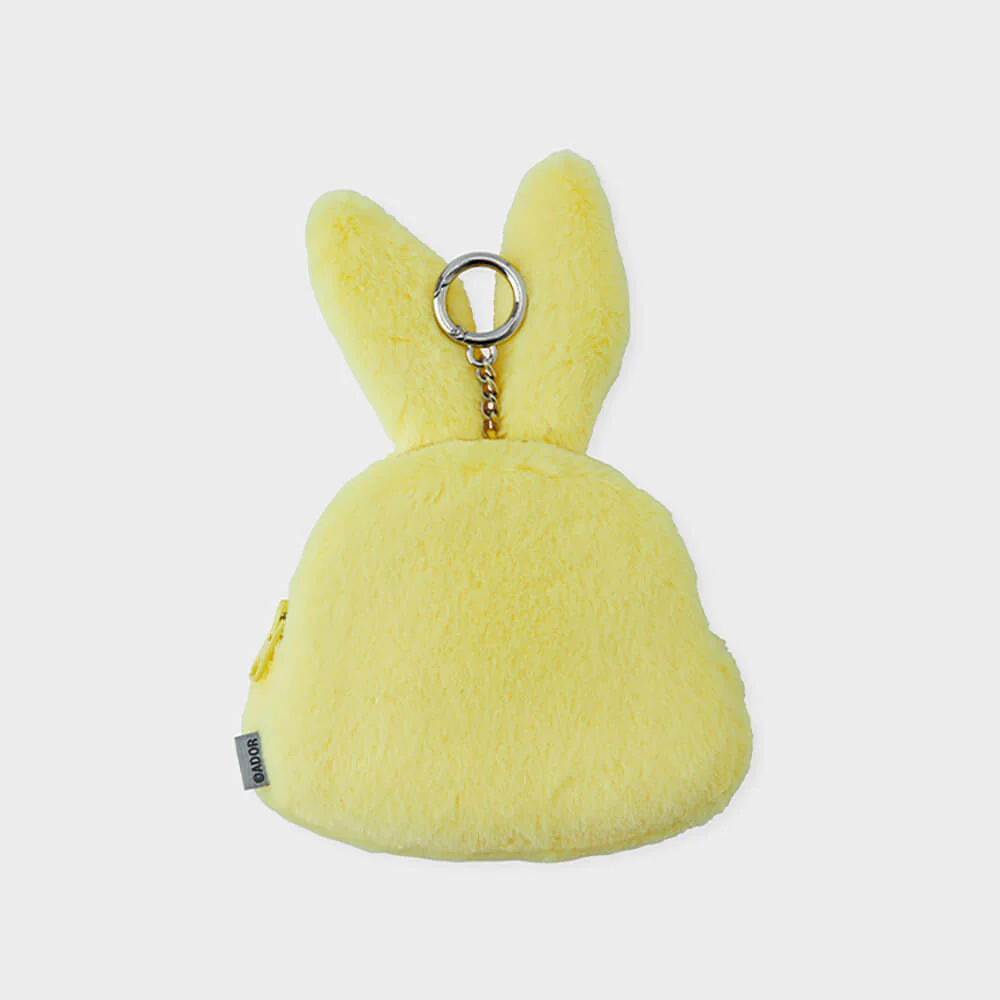 NewJeans TOKKI Plush Face Pouch (Yellow) - Image 3