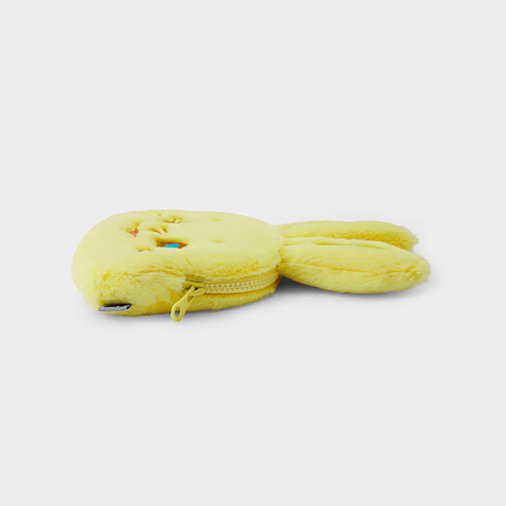 NewJeans TOKKI Plush Face Pouch (Yellow) - Image 4