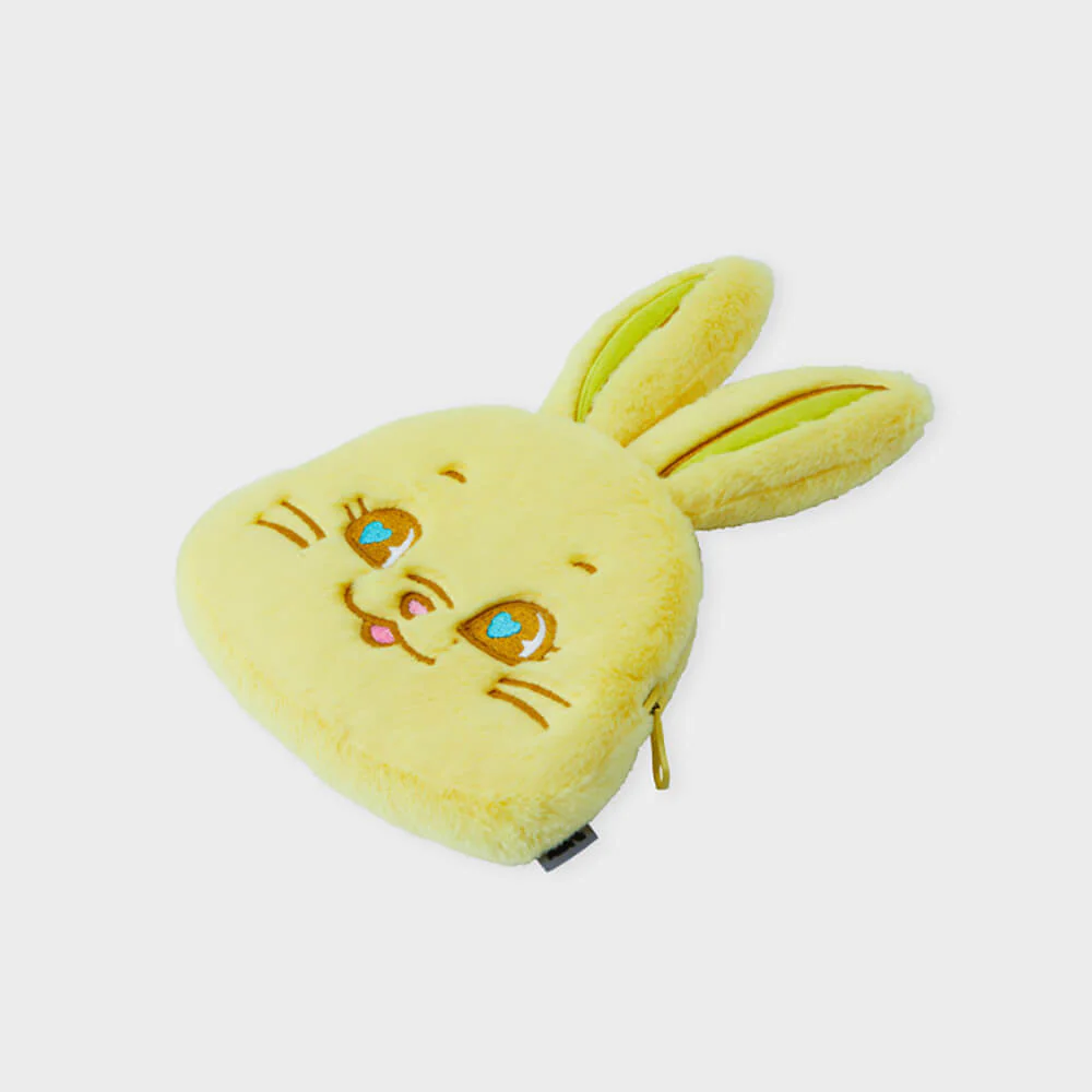 NewJeans TOKKI Plush Face Pouch (Yellow) - Image 7