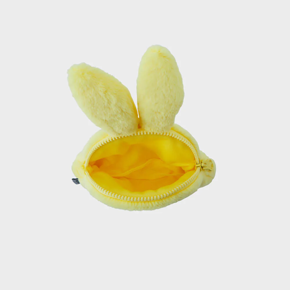 NewJeans TOKKI Plush Face Pouch (Yellow) - Image 8