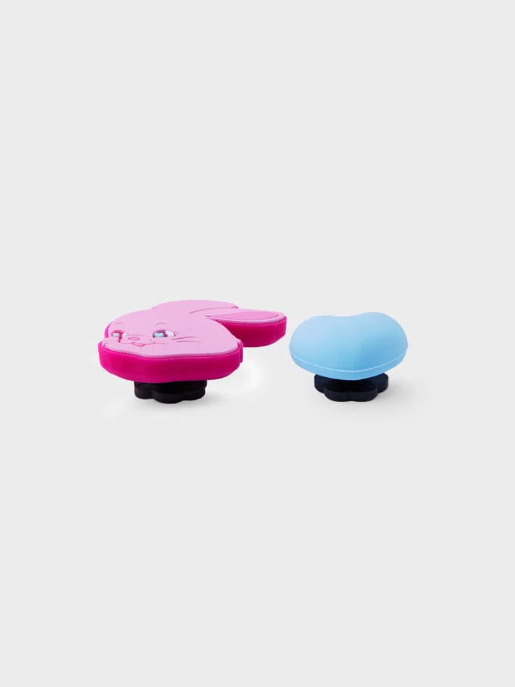 NewJeans X COLLER TOKKI Silicone Sticon 2 pcs (Pink) - Image 5