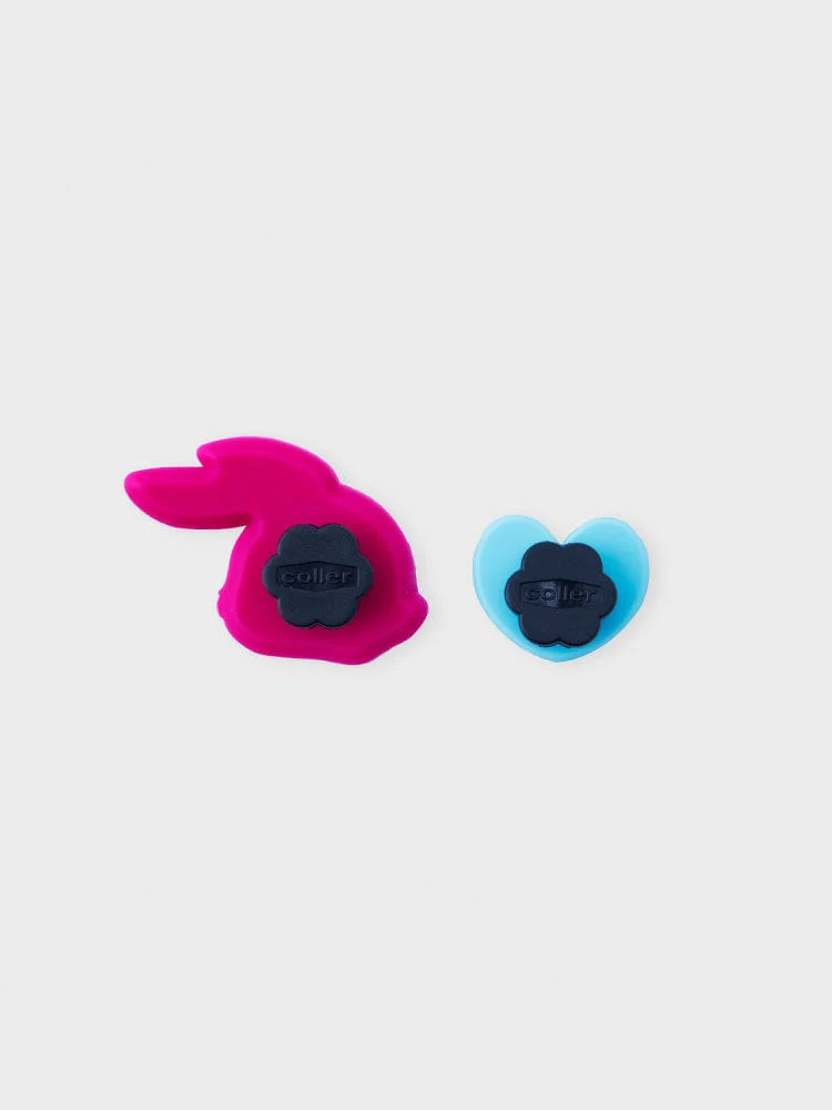 NewJeans X COLLER TOKKI Silicone Sticon 2 pcs (Pink) - Image 6
