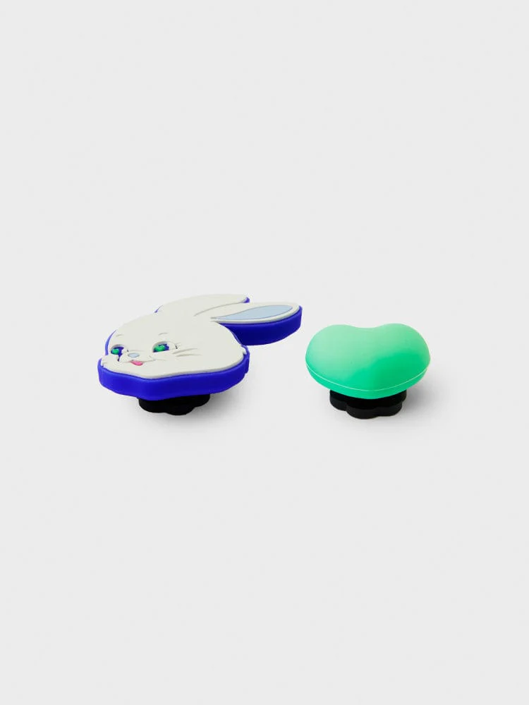 NewJeans X COLLER TOKKI Silicone Sticon 2 pcs (White) - Image 4