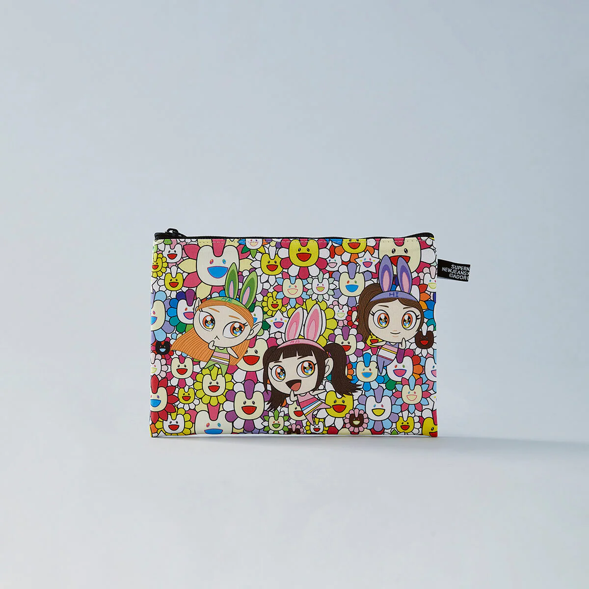 NewJeans x MURAKAMI Pattern Pouch (FLOWER) - Image 4
