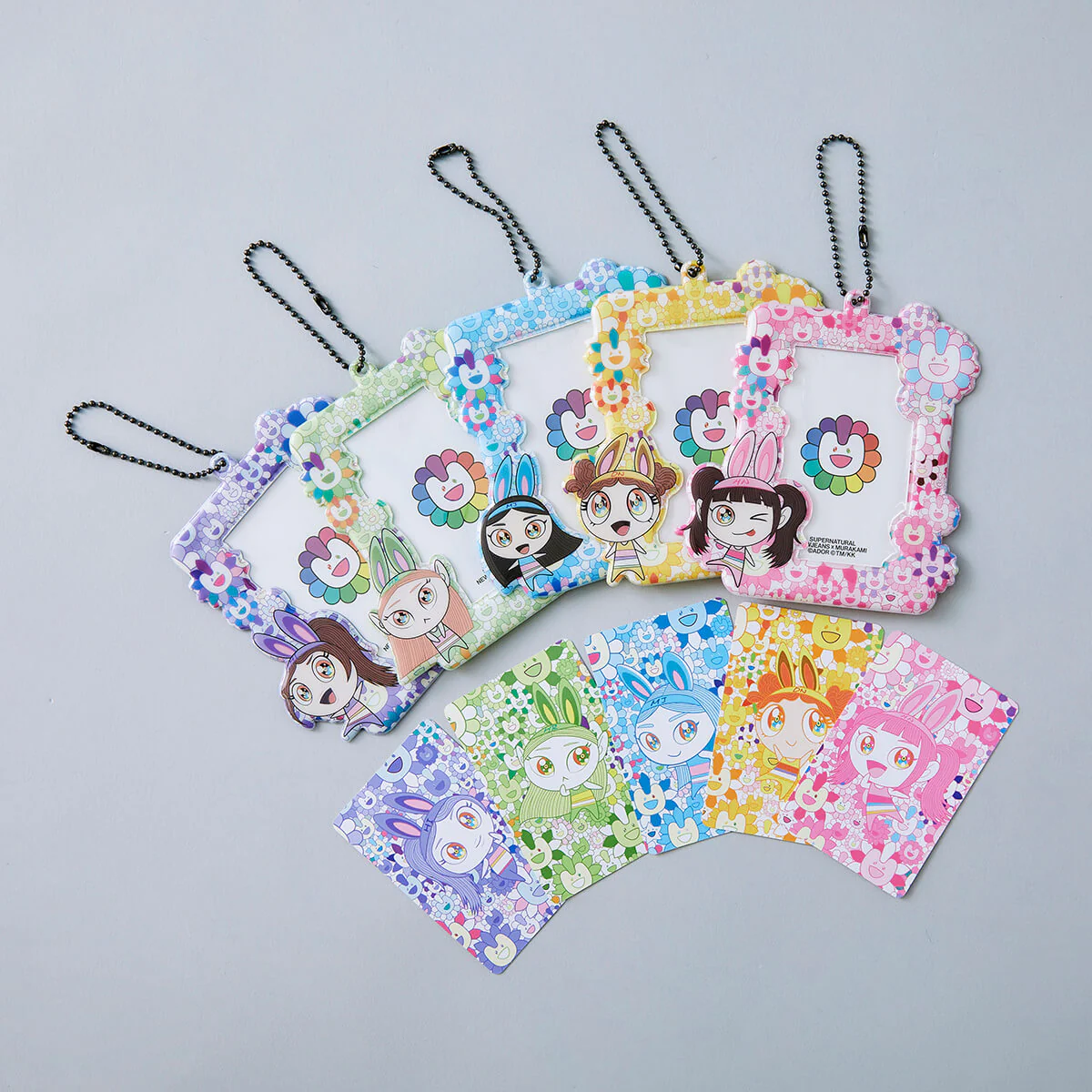 NewJeans x MURAKAMI Photo Card Holder Keyring (HYEIN) - Image 3