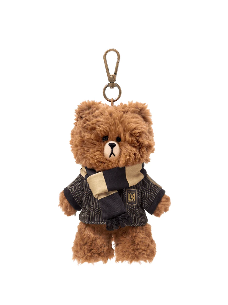 [Pre-Order] LAFC | LINE FRIENDS BROWN CLASSIC PLUSH KEYRING - Image 3