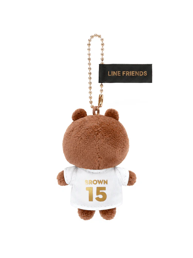 [Pre-Order] LAFC | LINE FRIENDS BROWN RANDOM MINI KEYRING (4 Types) - Image 4