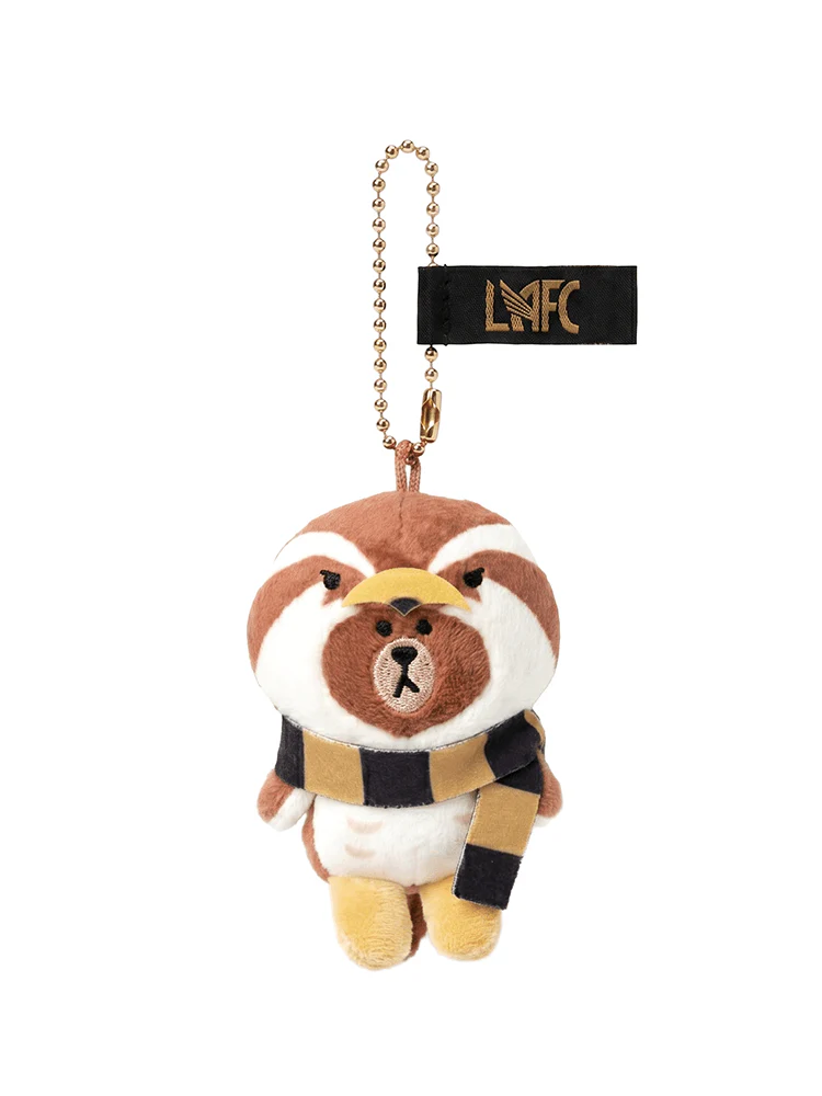[Pre-Order] LAFC | LINE FRIENDS BROWN RANDOM MINI KEYRING (4 Types) - Image 5