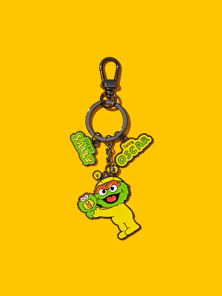 SESAME STREET X LINE FRIENDS  Metal Keyring - Image 4
