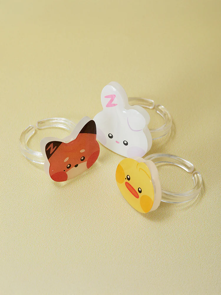 ZEROBASEONE zeroni FLUFFY Wonderland Random Acrylic Ring - Image 5